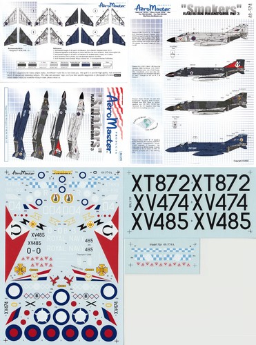 Aeromaster decals f - aeromaster, f-4