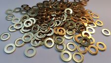 FORM A SOLID BRASS WASHERS (THICK) M2.5,M3,M3.5,M4,M5,M6 M8 M10 M12 16 DIN 125A 