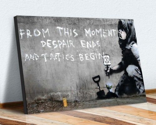 Banksy canvas wall - canvas, art