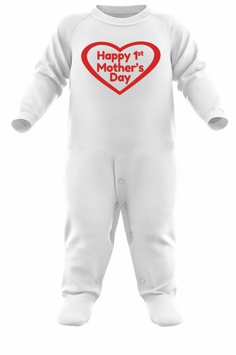 Baby red heart - red,