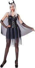 Ladies Black Devil Halloween