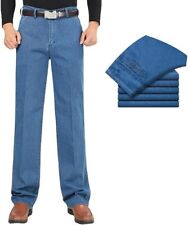 JettJeans - Men's High Waist Straight Fit Stretch Denim