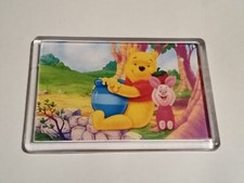 Walt Disney Winnie The Phoo Tigger Piglet Eeyore Acrylic Fridge Magnet 