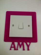 PERSPEX LIGHT SWITCH SURROUND