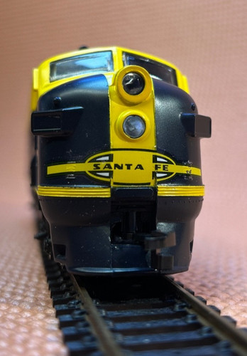 Diesel locomotive santa fe - santa,