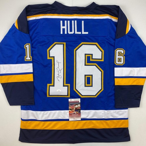 Autographed signed brett hull - autographed/signed,