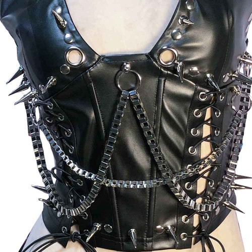 Goth tops gothic - goth, tank