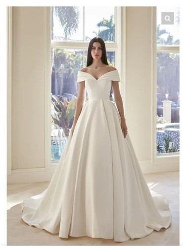 Italian satin off - , the