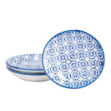 3x Hand-Printed Sauce Dishes
