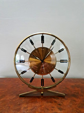 AN UNUSUAL RARE VINTAGE MECHANICAL FRENCH ALARM CLOCK BY JAZZ C1960/70 -WORKING