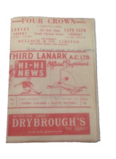 THIRD LANARK V RAITH ROVERS -