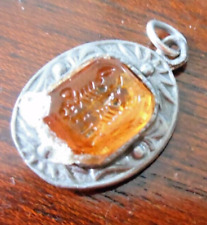 Scorpion engraved pendant