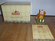 Royal Doulton Rupert Bear ~ Podgy Lands With A Bump ~ COA ~ Excellent ~ Boxed