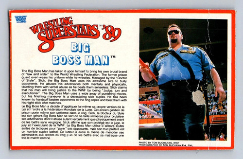 Big boss man 1989 - ljn, wwf