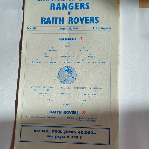 Rangers raith rovers 23 - rangers, rovers.