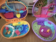 2 Polly Pocket Sets Corgi And