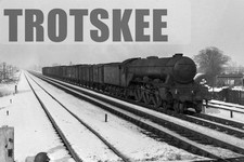 Larger Negative BR British Railways Steam Loco 60086 Class A3 1951