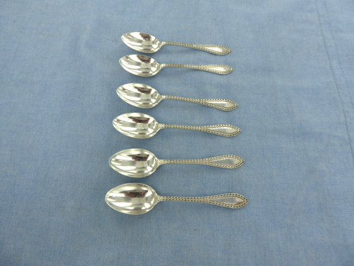 Vintage set 6 sterling - a,
