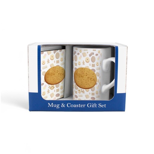 Novelty biscuits mug coaster - novelty, &
