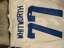 NFL Rams Andrew Whitworth Signed Jersey JSA Authenticated