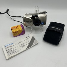 Olympus MJU II Zoom 80 Panorama 35mm Camera Point and Shoot