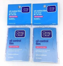 Clean and Clear Oil Control 60 Silky Blotting Paper Film Johnson & Johnson x 2 