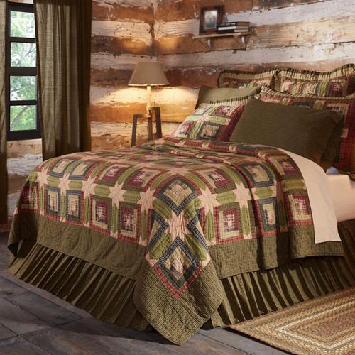 Tea cabin quilt - tea,