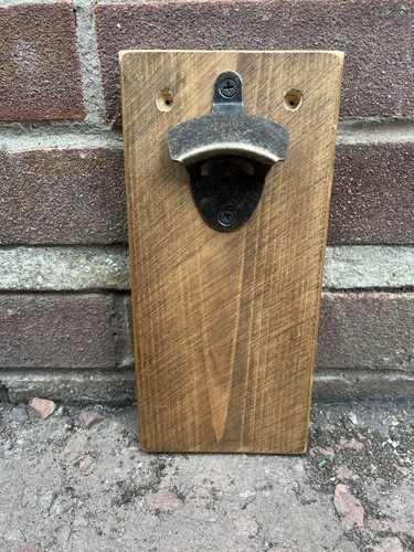 Handmade rustic wooden bottle - handmade,