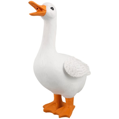 Garden duck statue - statue:, outdoor