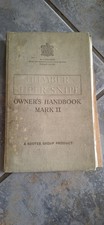 HUMBER SUPER SNIPE Vintage Car Mark II Owners Manual June 1949