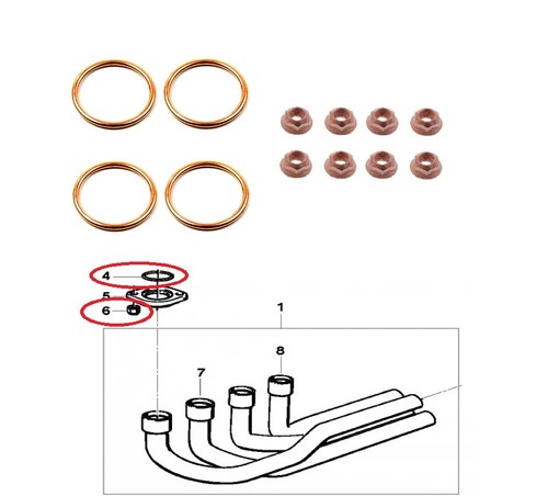 Bmw k100 k1100 exhaust - k100, k1