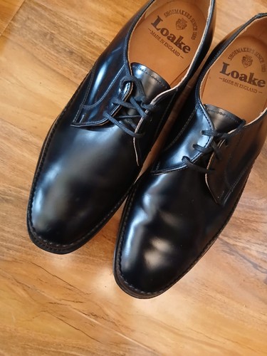 Loake 773b black leather - loake,