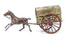 ANTIQUE COVERED FARM CART POSSIBLY SIMON & RIVOLLET FRANCE