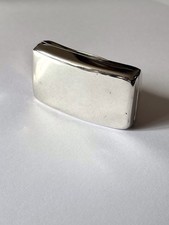 George III Curved Silver Snuff Box London 1805 by WE GEORGIAN