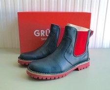 GRUNBEIN BLUE LEATHER, RED