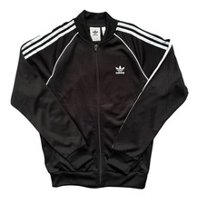 Adidas Track Jacket Black Mens