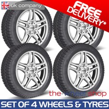 17" Mercedes C Class - 2007 - 2014 Borbet Alloy Wheels & Goodyear Winter Tyres