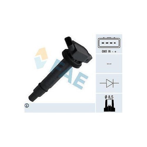 Fae 80301 ignition - coil, for