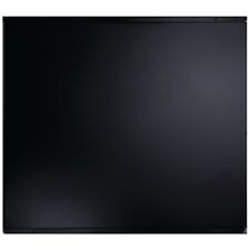 Britannia Gloss Black Steel 100cm Splashback  (544446057)