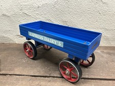 Restored Live Steam Mamod OW1 Open Wagon Model Engine Trailer Blue Accessory