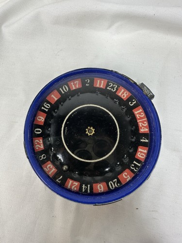 Vintage pocket roulette tin - vintage,