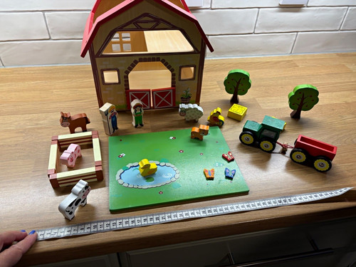 Little town wooden - little, farm