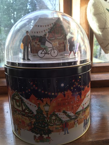 Christmas themed tin musical - christmas,
