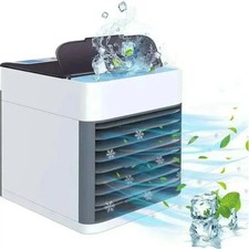 Mini Air Cooler Fan – Portable USB Conditioner, Humidifier & Purifier, 3 Speeds