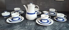 Thomas (Rosenthal) Rotunda Blue White Tea Set, by Tapio Wirkkala