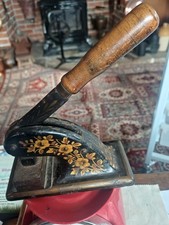 Lovely Antique Cast Iron Embossing Press In Good Used Condition