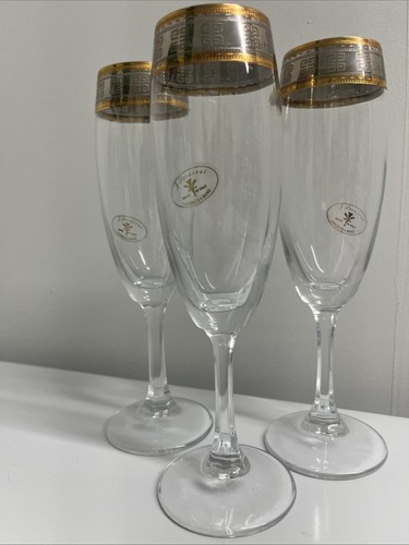 Gold rimmed greek key - gold,