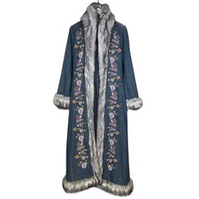Vintage EAST Afghan Denim Coat