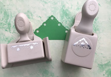 Matching Martha Stewart Border Corner Card Punches Cutter -Doily flower -tested