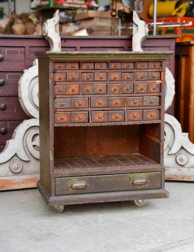 Antique printers cabinet - printers,